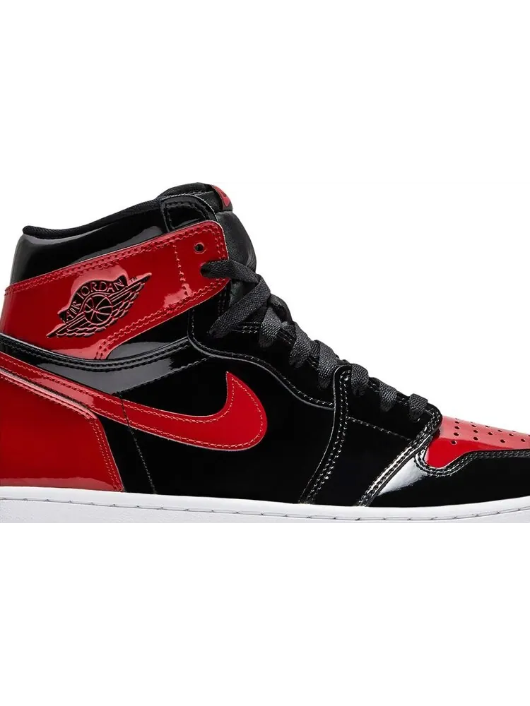 Кроссовки Air Jordan 1 Retro High OG Patent Bred — изображение 2 из 8, красный