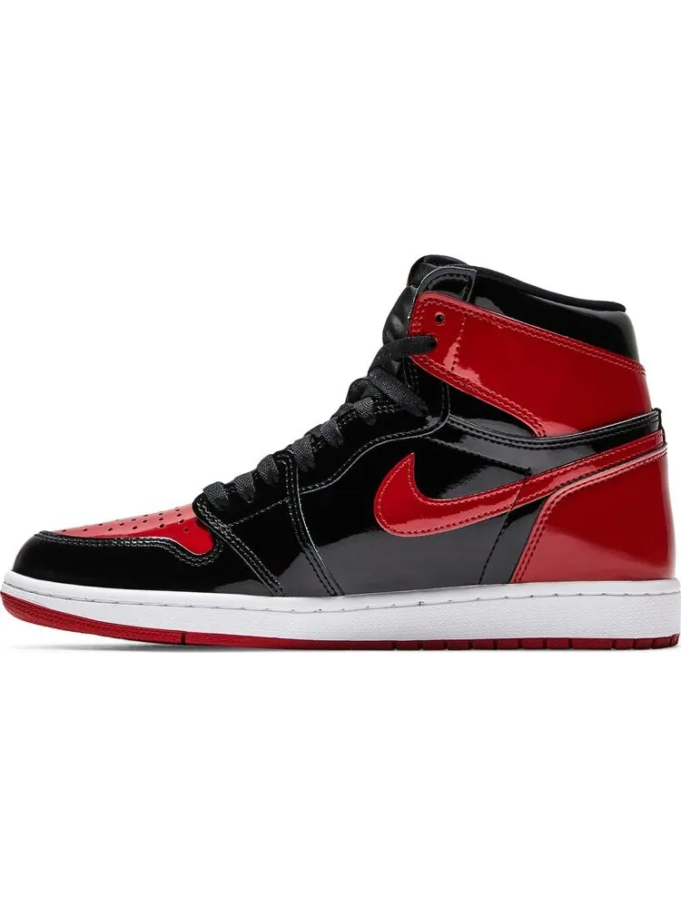 Кроссовки Air Jordan 1 Retro High OG Patent Bred — изображение 3 из 8, красный