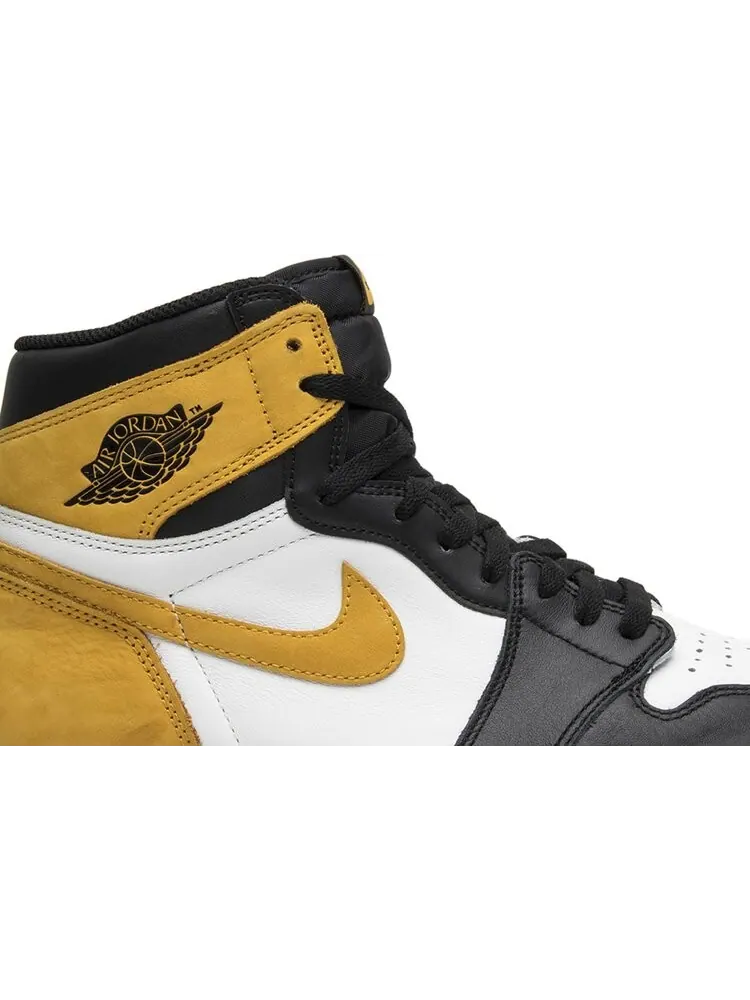 Кроссовки Air Jordan 1 Retro High OG Yellow Ochre — изображение 2 из 8, белый