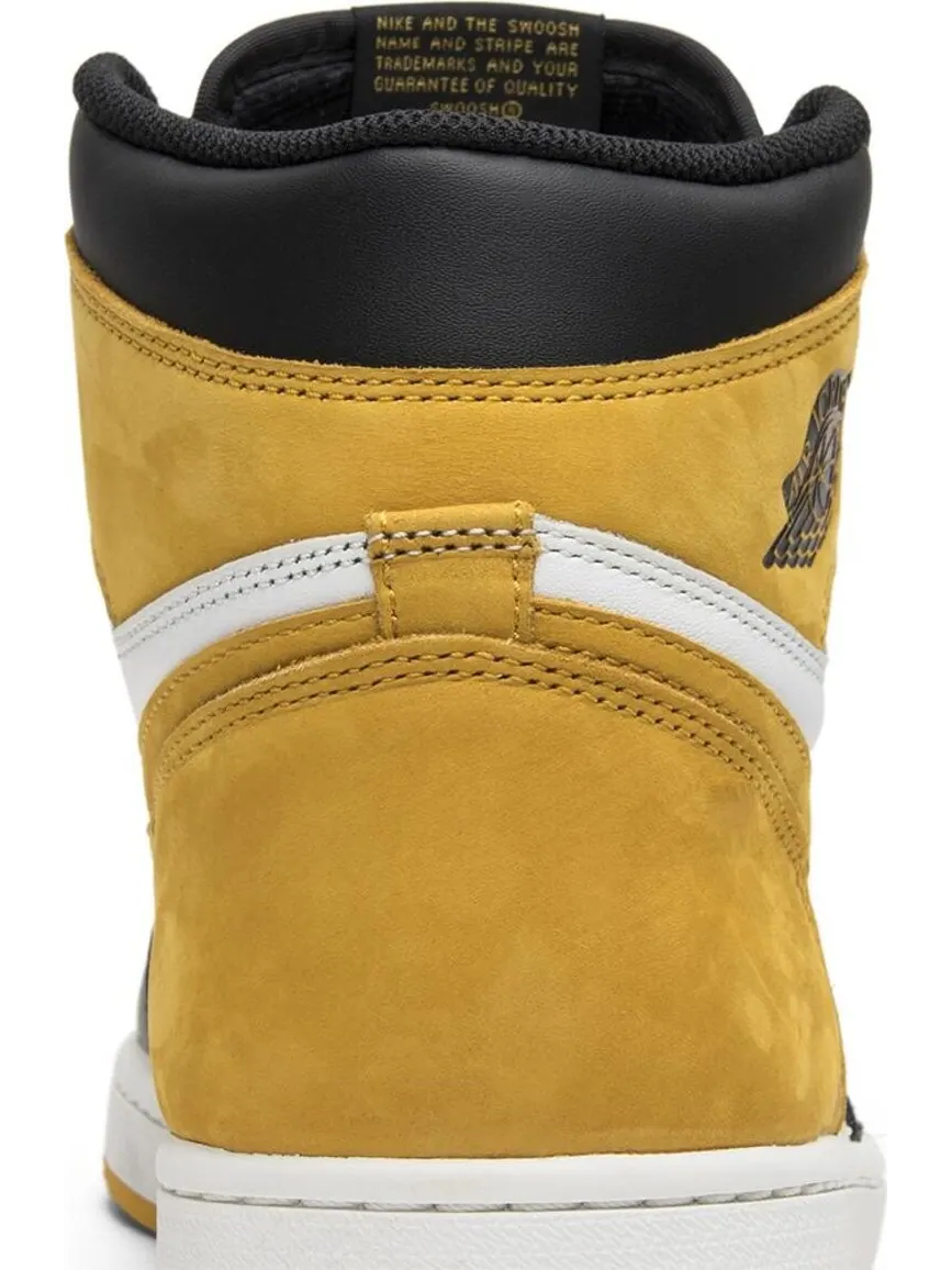 Кроссовки Air Jordan 1 Retro High OG Yellow Ochre — изображение 7 из 8, белый