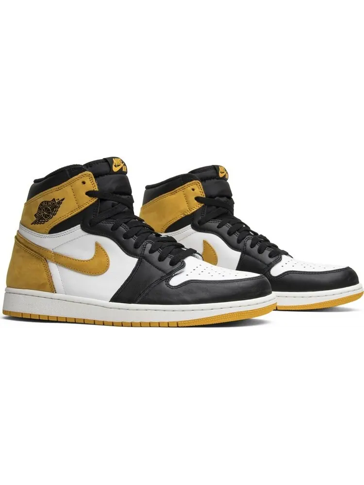 Кроссовки Air Jordan 1 Retro High OG Yellow Ochre — изображение 8 из 8, белый