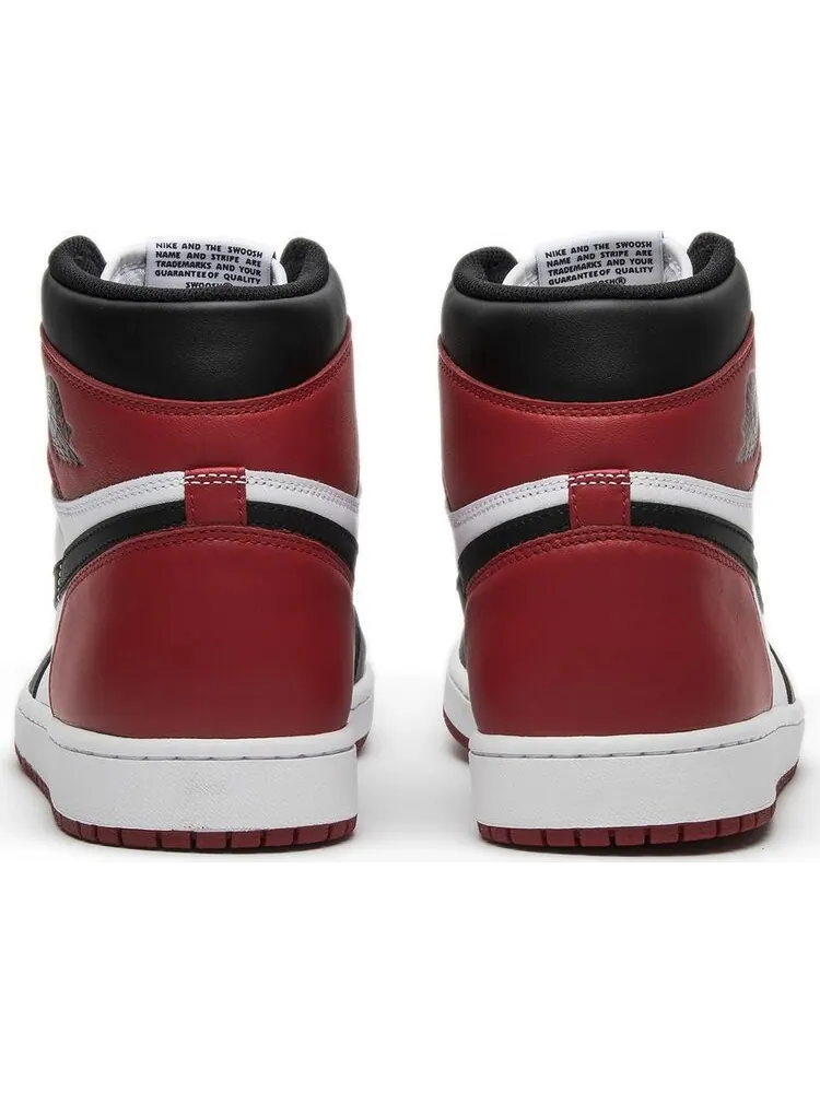 Кроссовки Air Jordan 1 Retro High OG Black Toe 2016 — изображение 6 из 8, белый