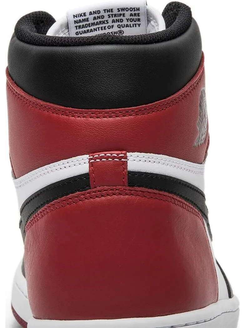 Кроссовки Air Jordan 1 Retro High OG Black Toe 2016 — изображение 7 из 8, белый