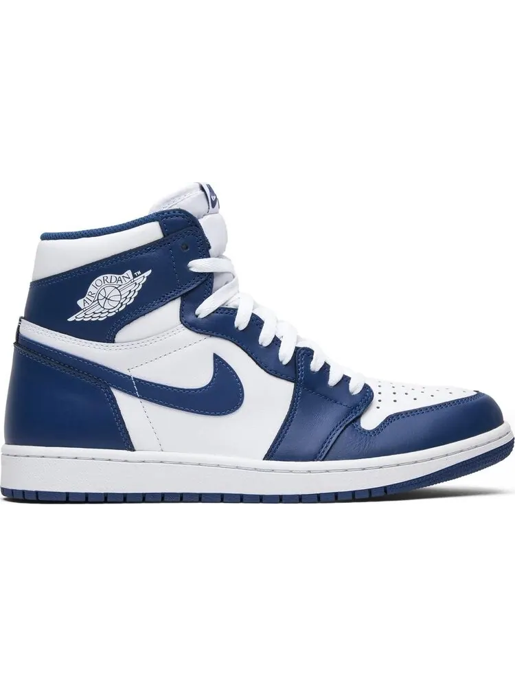 Кроссовки Air Jordan 1 Retro High OG Storm Blue — изображение 1 из 8, белый