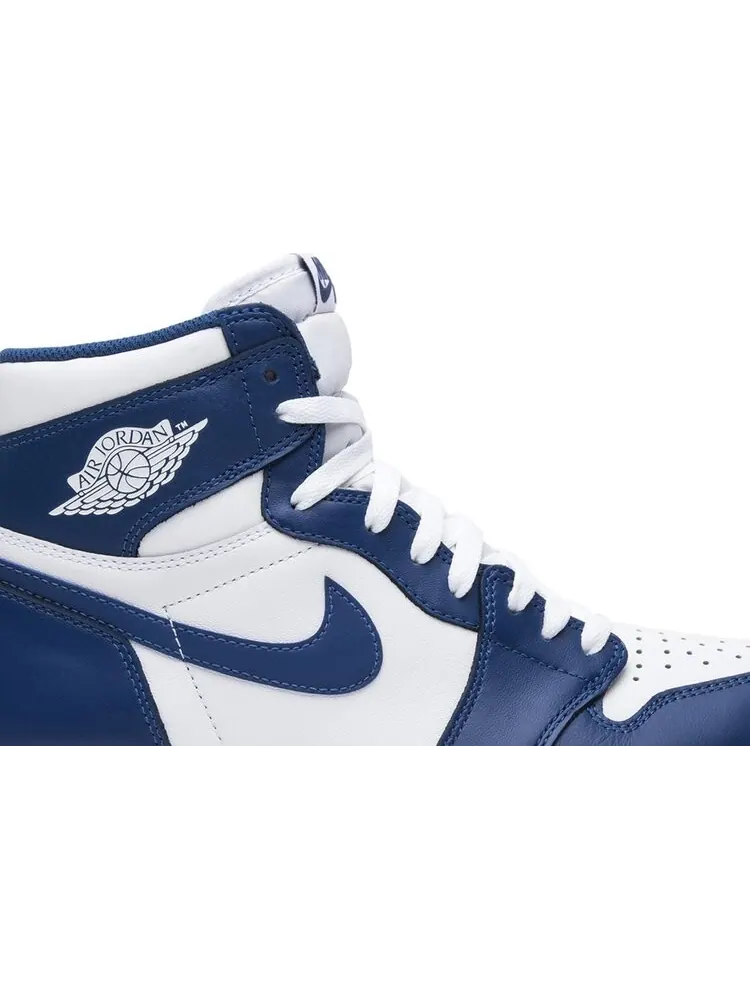 Кроссовки Air Jordan 1 Retro High OG Storm Blue — изображение 2 из 8, белый