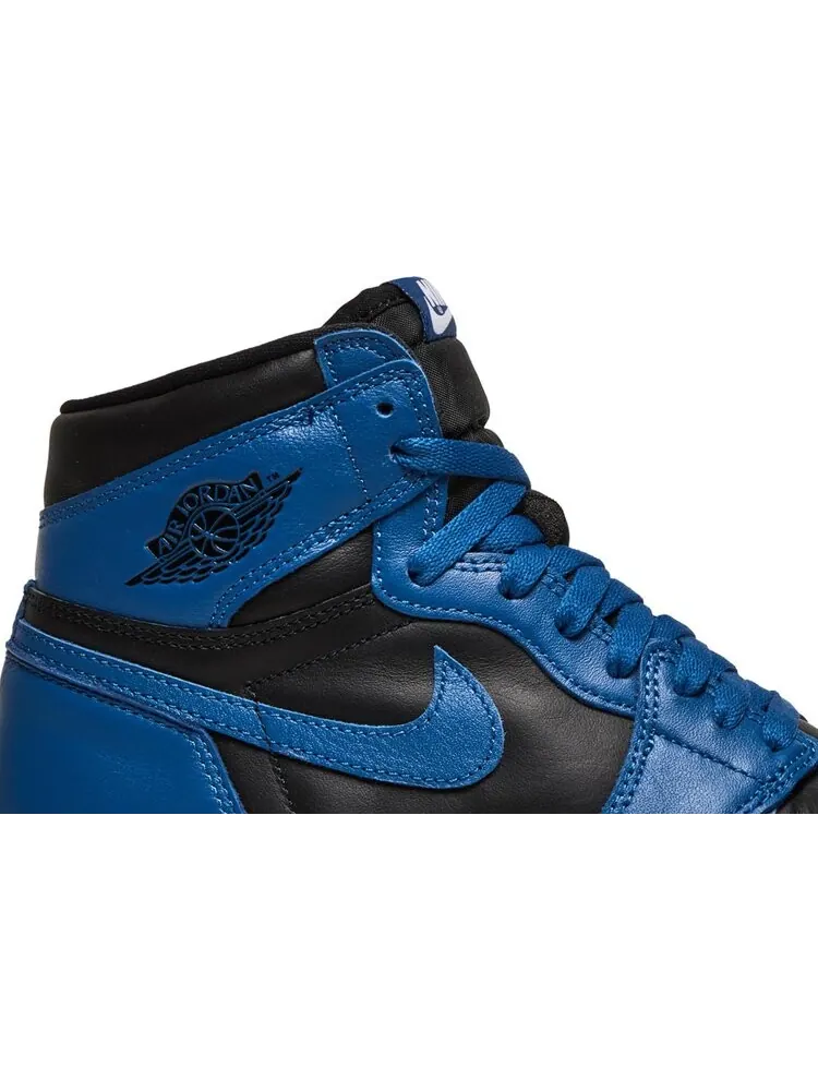 Кроссовки Air Jordan 1 Retro High OG Dark Marina Blue, Высокие — изображение 2 из 8, синий