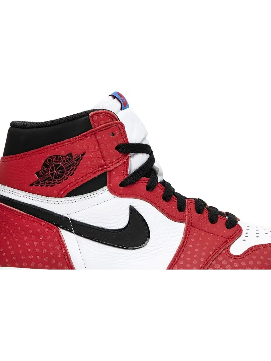 Кроссовки Marvel x Air Jordan 1 Retro High OG Origin Story — изображение 3 из 8, красный/белый/черный