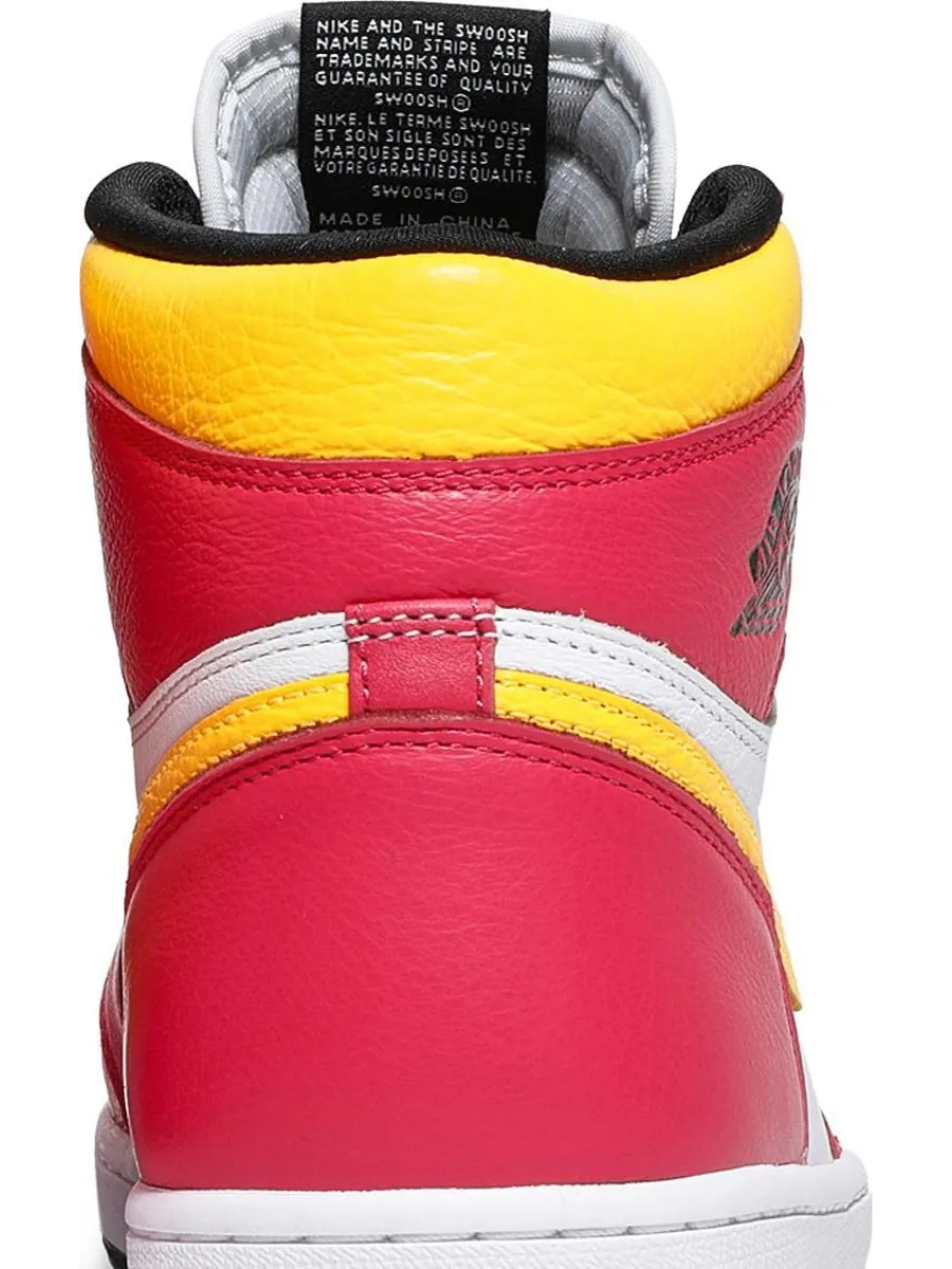Кроссовки Air Jordan 1 Retro High OG Light Fusion Red — изображение 7 из 10, красный