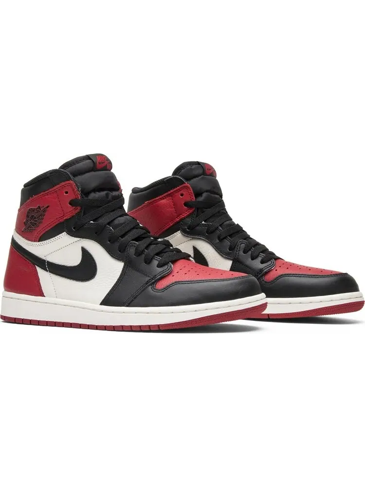 Кроссовки Air Jordan 1 Retro High OG Bred Toe — изображение 8 из 8, красный