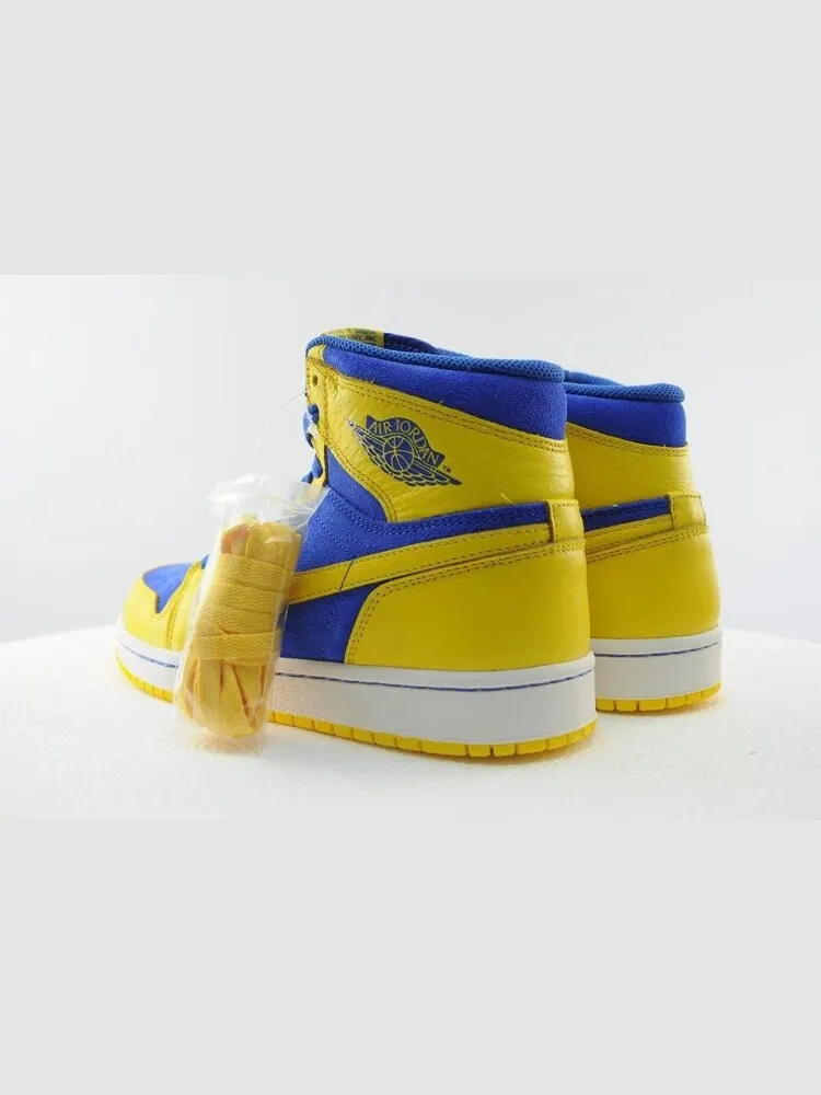 Кроссовки Air Jordan 1 Retro High OG Laney — изображение 5 из 10, желтый