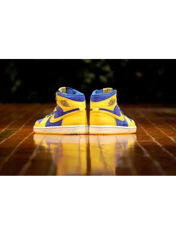 Кроссовки Air Jordan 1 Retro High OG Laney — изображение 10 из 10, желтый