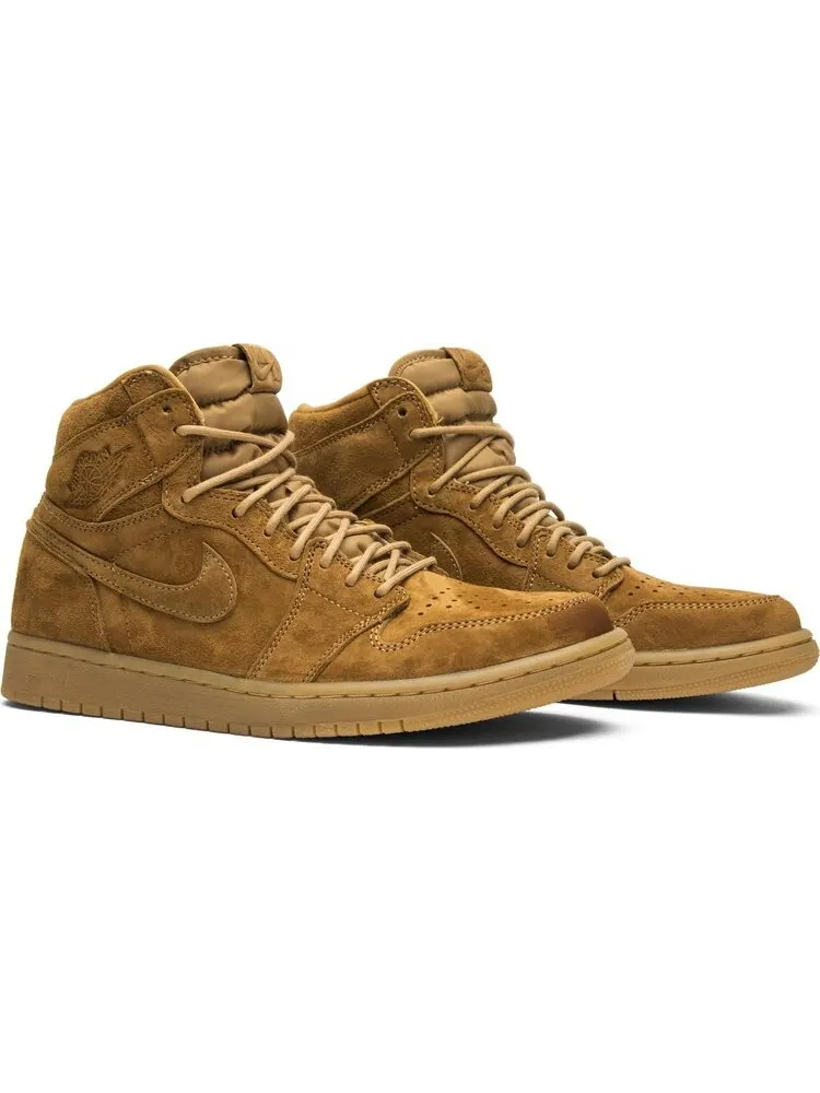 Кроссовки Air Jordan 1 Retro High OG Wheat — изображение 8 из 8, загар