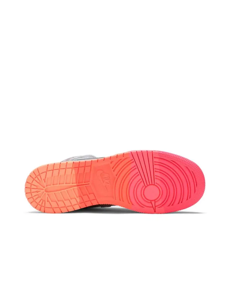 Кроссовки Air Jordan Air Jordan 1 Mid GS 'Metallic Silver Pink Crimson' — изображение 5 из 9