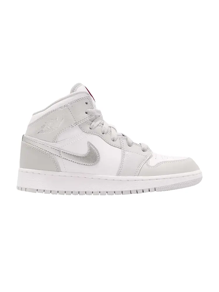 Кроссовки Air Jordan 1 Retro Mid GS 'Grey Fog' — изображение 1 из 1, серый