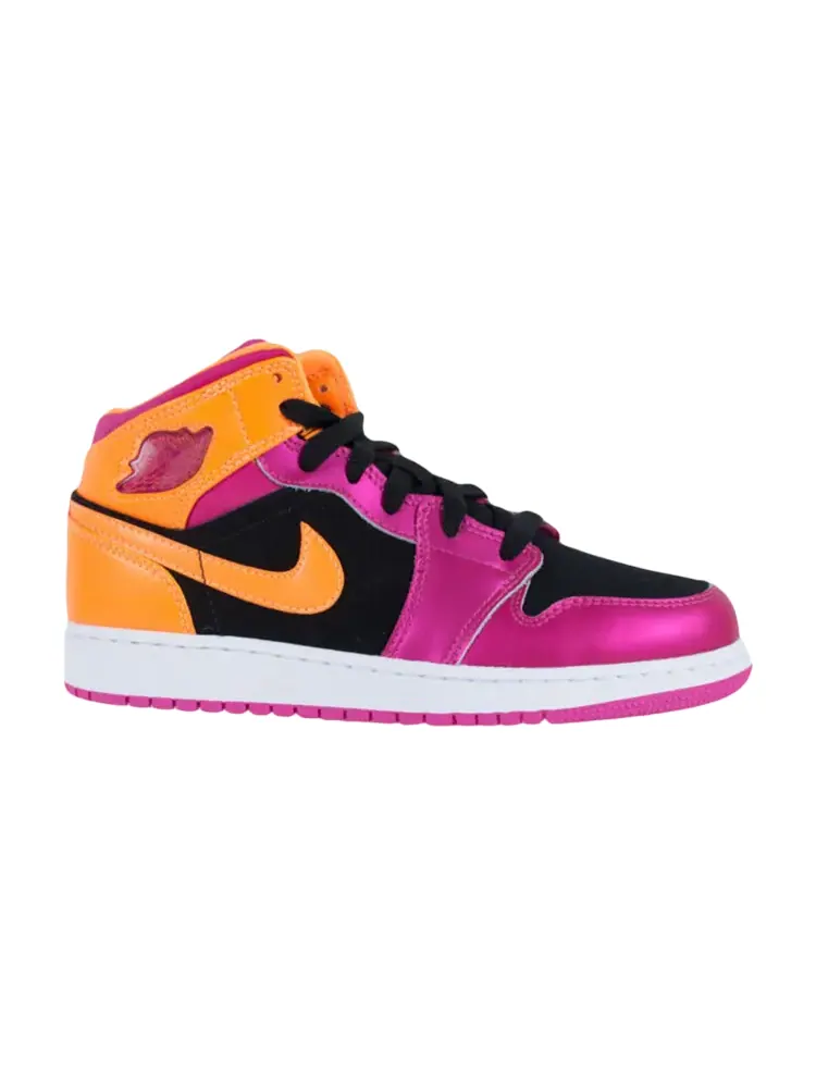 Кроссовки Air Jordan 1 Retro Mid GS 'Bright Citrus' — изображение 1 из 1, мульти