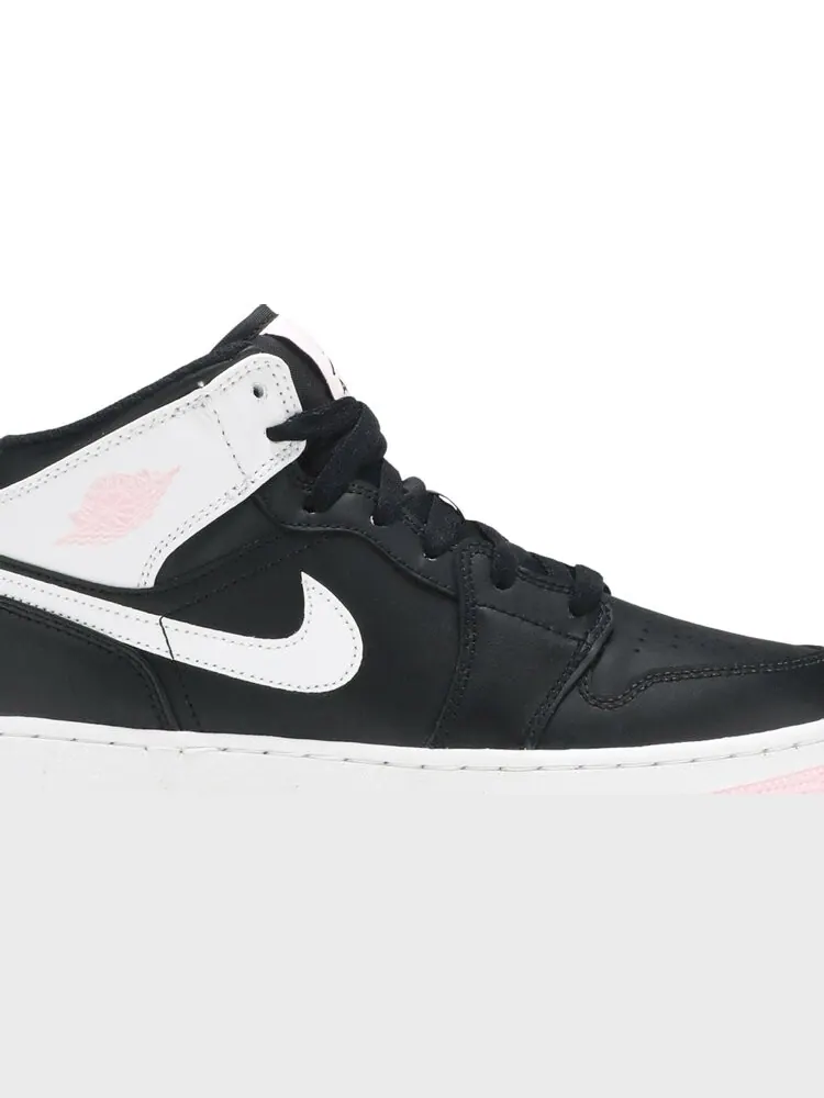 Кроссовки Air Jordan 1 Mid GS Arctic Punch — изображение 2 из 8, черный