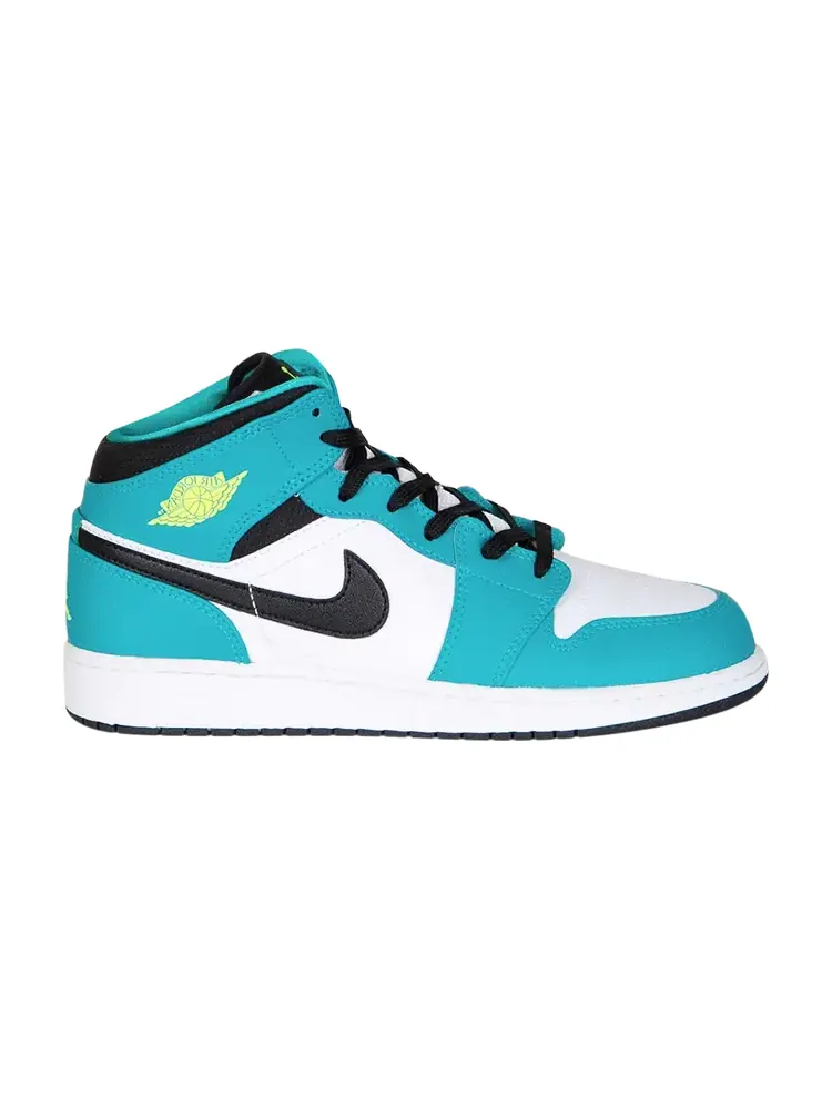 Кроссовки Air Jordan 1 Mid GG 'Volt Ice' — изображение 1 из 1, зеленый