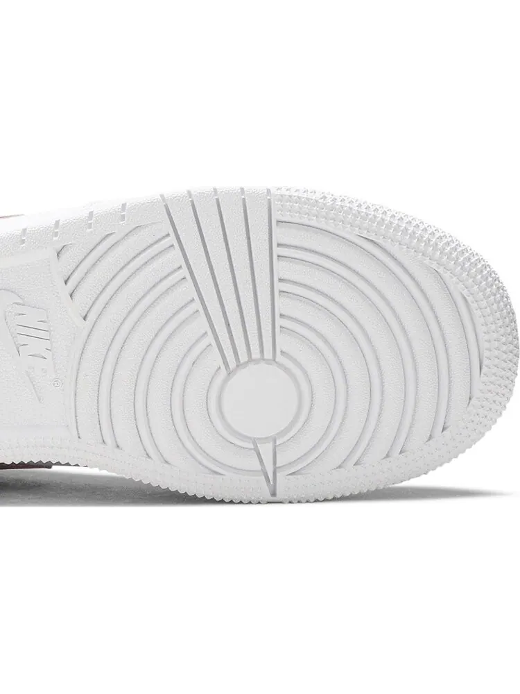 Кроссовки Air Jordan 1 Mid GS White Rose Gold — изображение 5 из 8, розовый