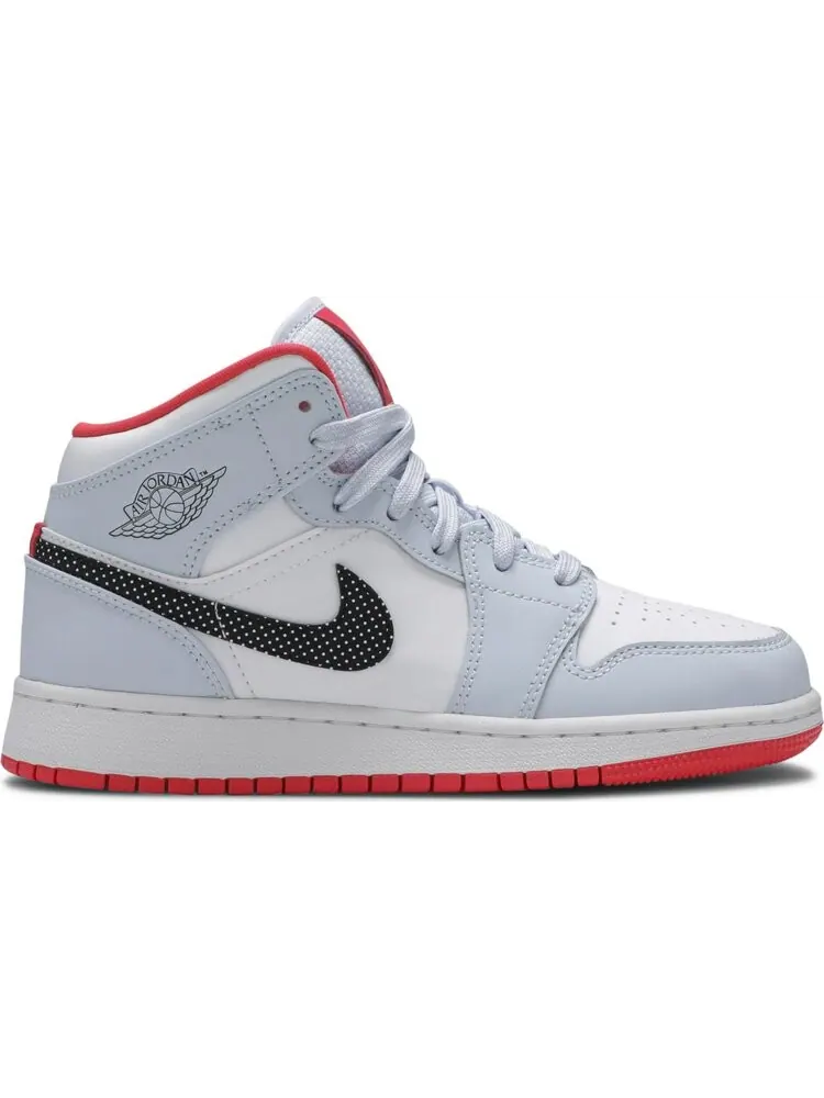 Кроссовки Air Jordan 1 Mid GS Half Blue — изображение 1 из 8, синий