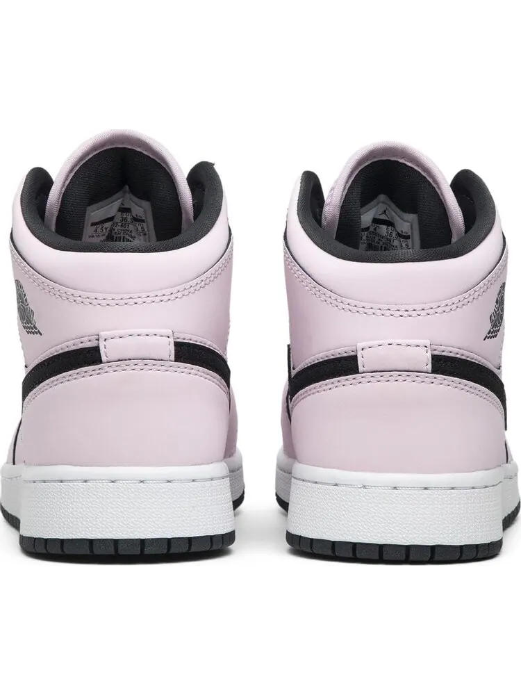 Кроссовки Air Jordan 1 Mid GS Pink Foam — изображение 6 из 8, розовый
