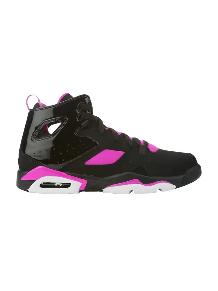 Кроссовки Jordan Flight Club 91 GS 'Black Fuchsia Blast' — изображение 1 из 1, черный