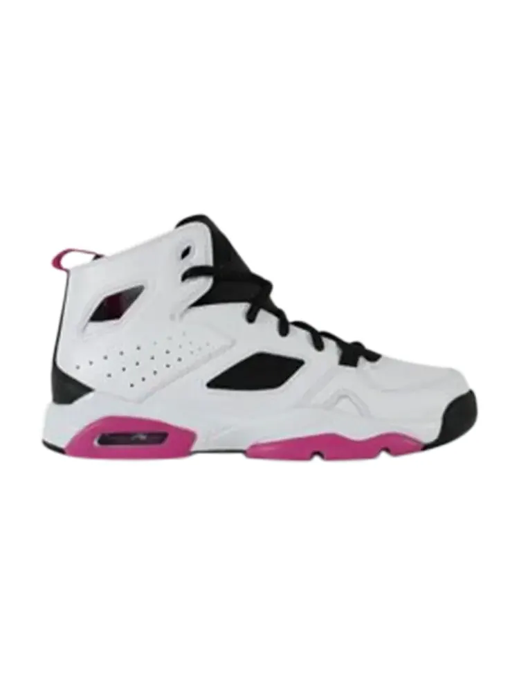 Кроссовки Air Jordan Jordan Flight Club 91 GS 'White Fuchsia' — изображение 1 из 1, белый