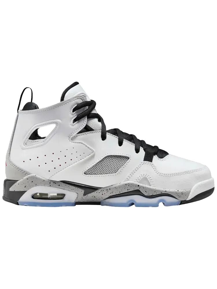 Кроссовки Air Jordan Jordan Flight Club 91 GS 'White Metallic Silver' — изображение 1 из 1, белый
