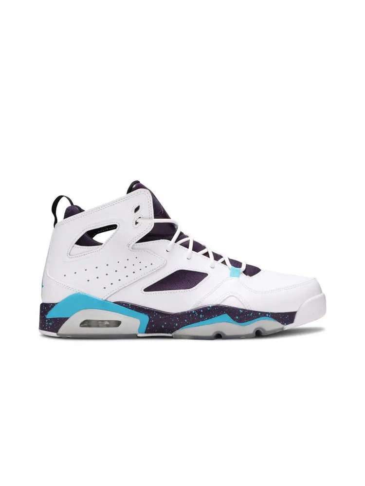 Кроссовки Air Jordan Jordan Flight Club 91 'White Blue Lagoon' — изображение 2 из 9, белый/синий-фиолетовый