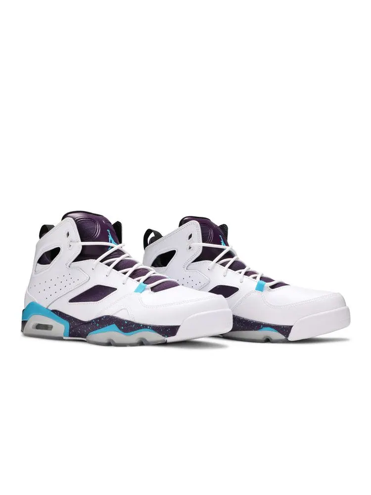 Кроссовки Air Jordan Jordan Flight Club 91 'White Blue Lagoon' — изображение 9 из 9, белый/синий-фиолетовый