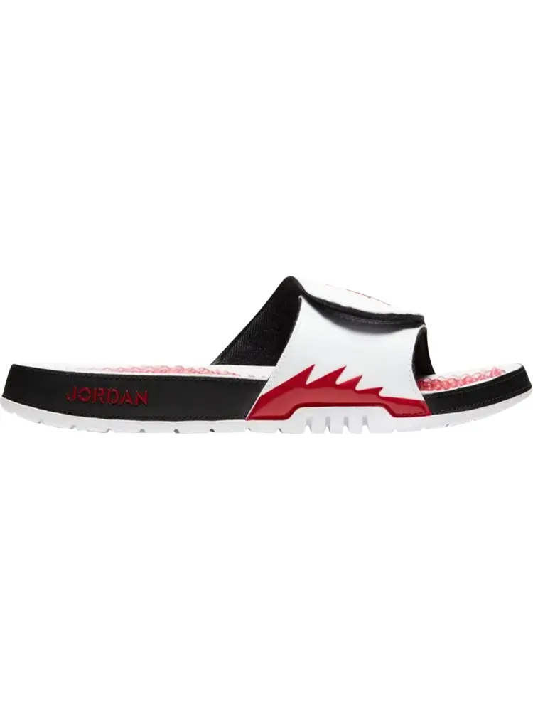 Сандалии Jordan Hydro 5 Retro Slide White Fire Red — изображение 1 из 1, белый