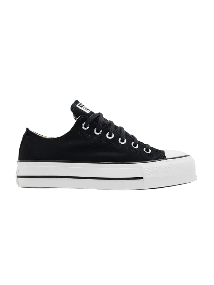 Кроссовки Converse Wmns Chuck Taylor All Star Lift Low 'Black White' — изображение 1 из 1, черный/белый/белый