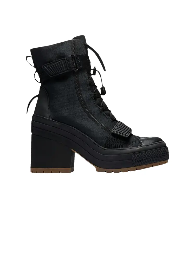 Кроссовки Converse Wmns Chuck Taylor All Star GR82 Extra-High 'Black' — изображение 1 из 1, черный/черный