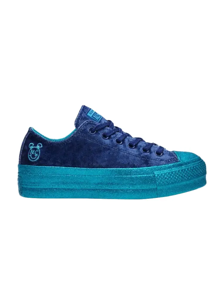 Кроссовки Converse Miley Cyrus x Wmns Chuck Taylor All Star Platform Ox 'Gnarly Blue' — изображение 1 из 1, синий/синий/синий