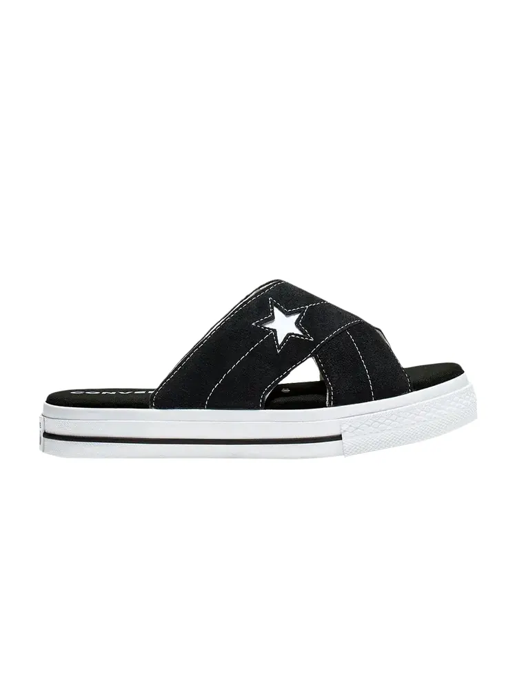 Кроссовки Converse Wmns One Star Sandal Slip — изображение 1 из 1, черный