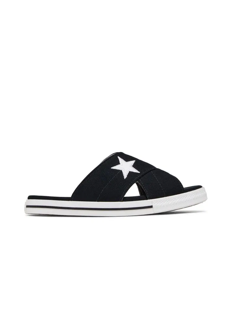Кроссовки Converse Wmns One Star Slide 'Black' — изображение 1 из 4, черный