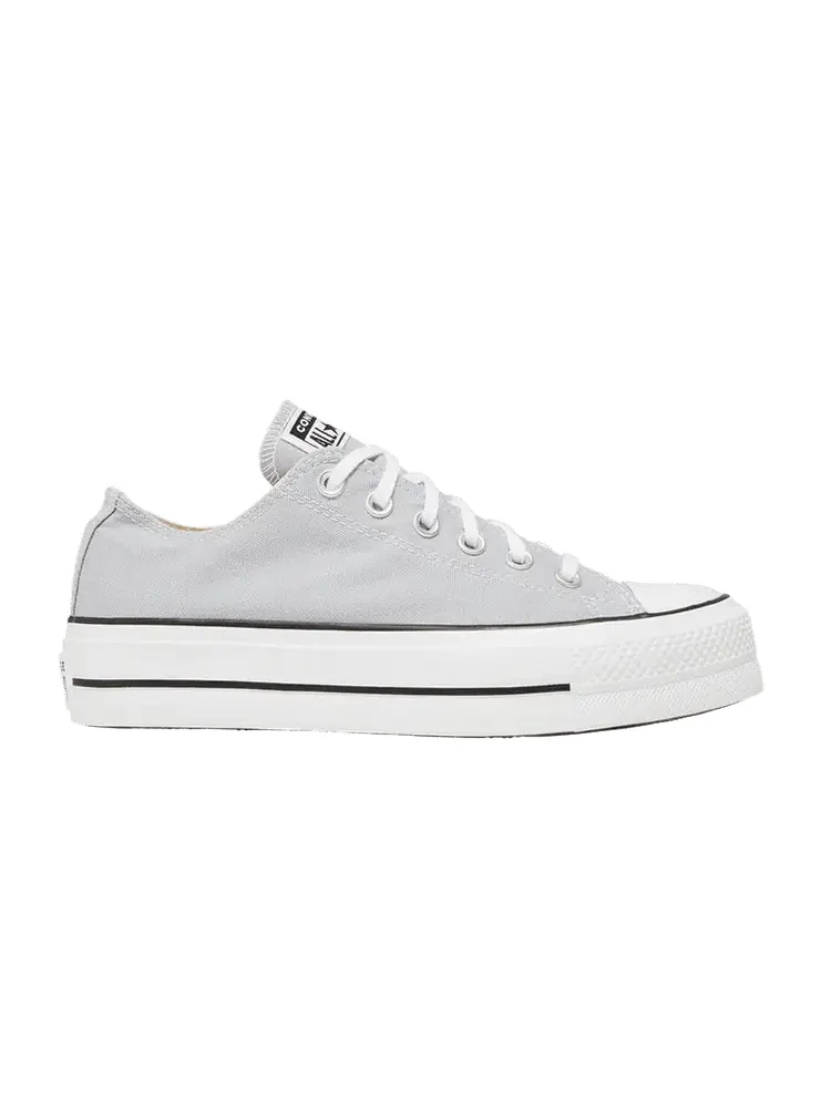 Кроссовки Converse Wmns Chuck Taylor All Star Lift Low 'Wolf Grey' — изображение 1 из 1, серый/белый/черный