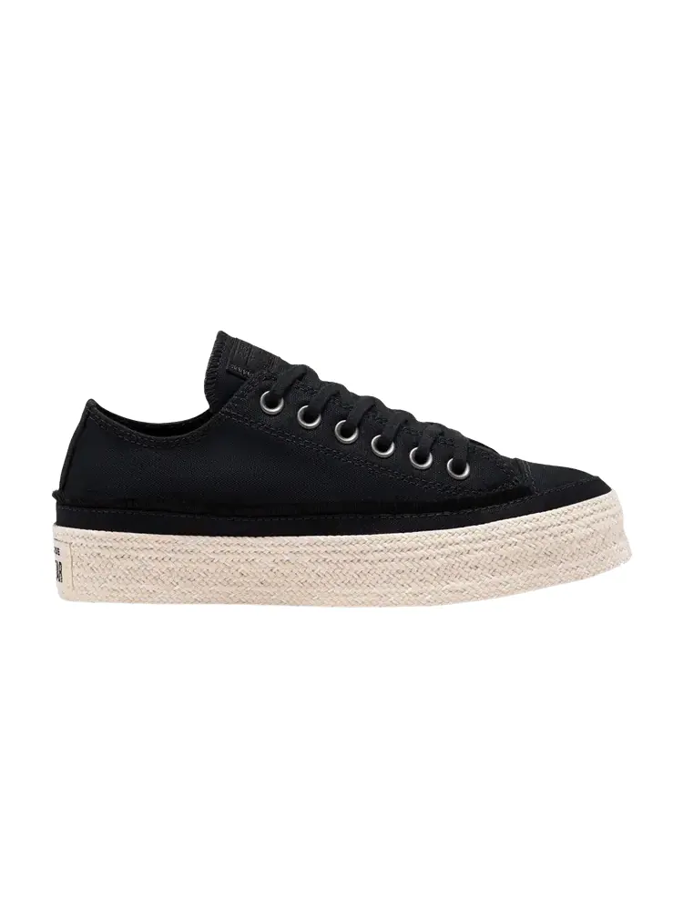 Кроссовки Converse Wmns Chuck Taylor All Star Espadrille Low 'Trail to Cove - Black' — изображение 1 из 1