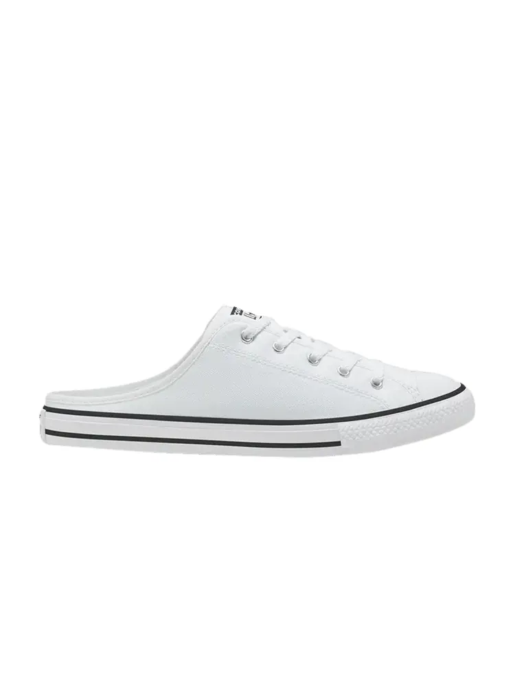 Кроссовки Converse Wmns Chuck Taylor All Star Dainty Mule Slip 'White' — изображение 1 из 1, белый/черный