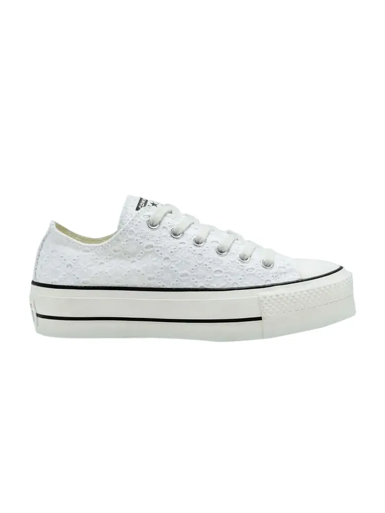 Кроссовки Converse Wmns Chuck Taylor All Star Low, Boho Mix - Embroidered Flowers — изображение 1 из 1, белый