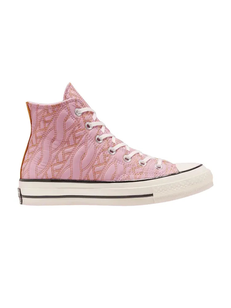 Кроссовки Converse Wmns Chuck 70 High 'Runway Cable' — изображение 1 из 1, розовый/желтый