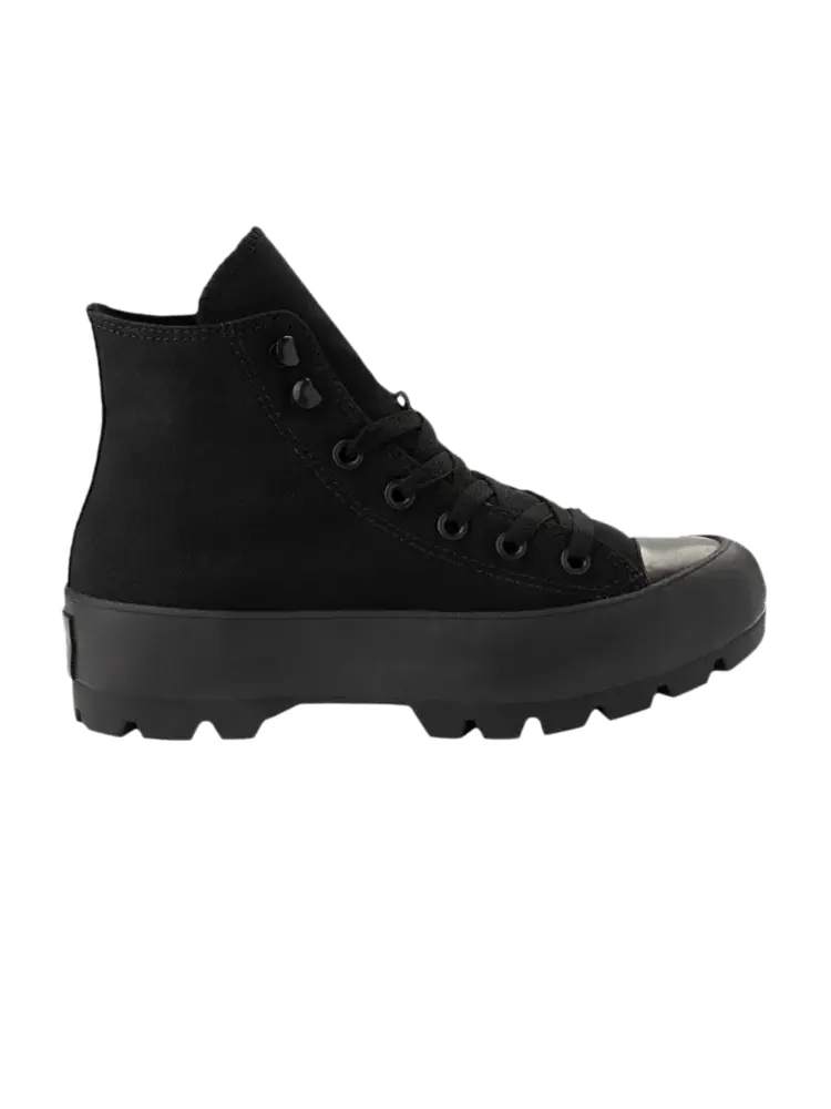 Кроссовки Converse Wmns Chuck Taylor All Star Lugged High 'Black Monochrome' — изображение 1 из 1, черный/черный/черный