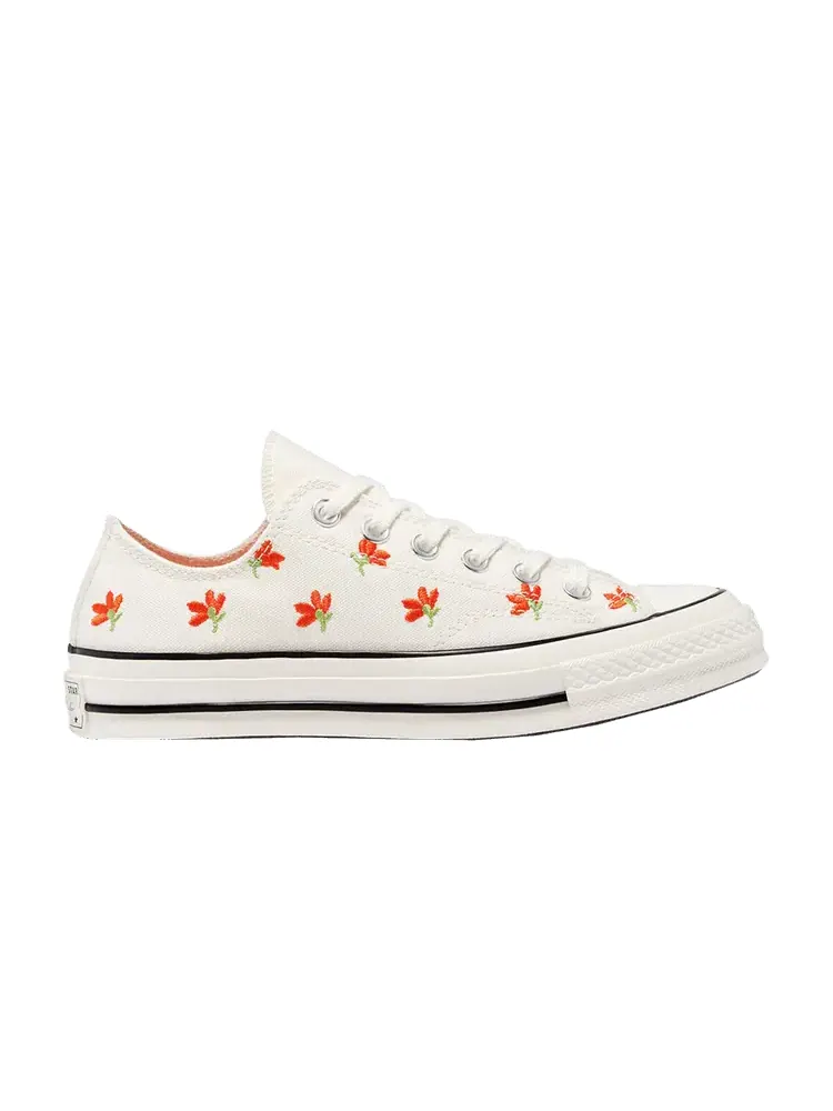 Кроссовки Converse Chuck 70 Low 'Embroidered Garden Party' — изображение 1 из 1, яркий/черный