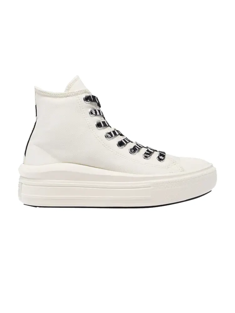 Кроссовки Converse Wmns Chuck Taylor All Star Move High 'Archive Print - Egret' — изображение 1 из 1, черный