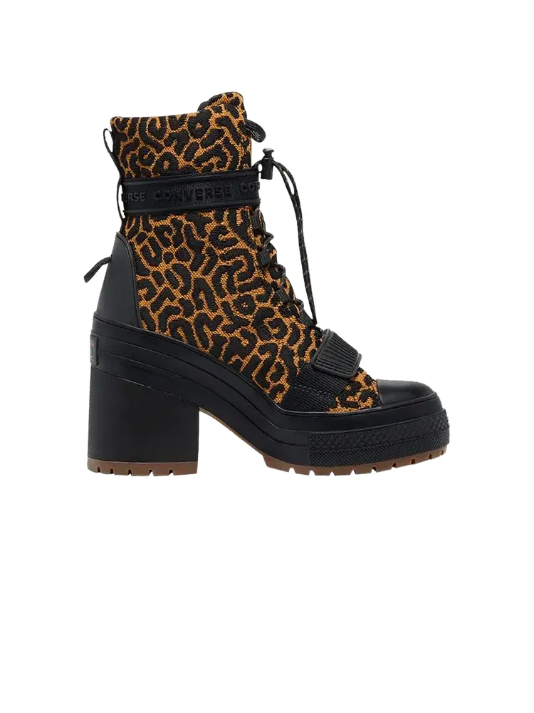 Кроссовки Converse Wmns Chuck Taylor All Star GR 82 High 'Leopard' — изображение 1 из 1, черный/темный/черный