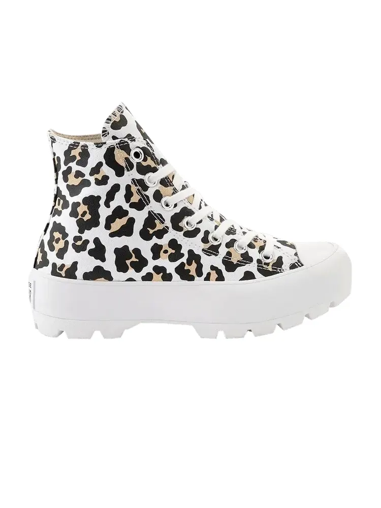Кроссовки Converse Wmns Chuck Taylor All Star Lugged High — изображение 1 из 1, леопардовый