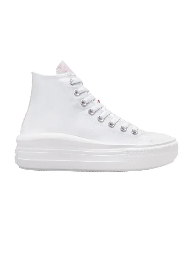 Кроссовки Converse Wmns Chuck Taylor All Star Move High 'Hybrid Floral - White Pink Foam' — изображение 1 из 1