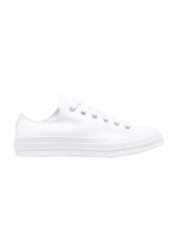 Кроссовки Converse Wmns Chuck 70 Low 'Patent Pop - White' — изображение 1 из 1, белый/голубой/белый