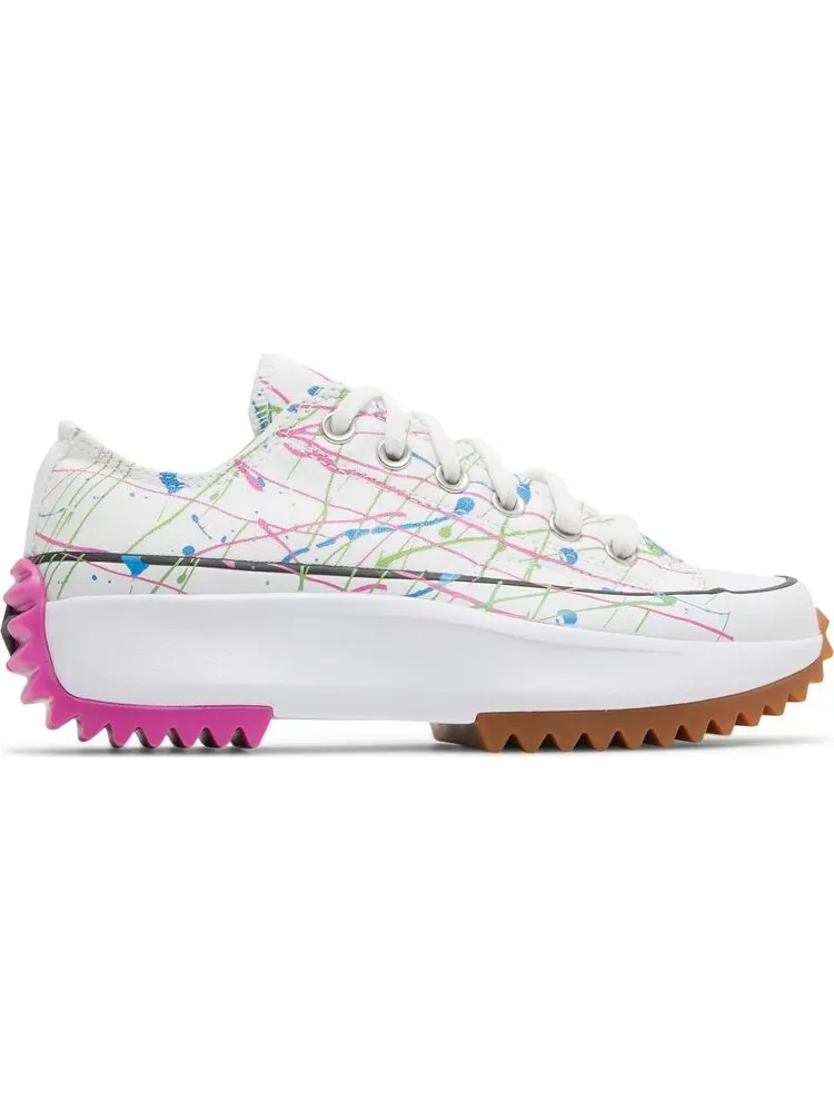Кроссовки Converse Wmns Run Star Hike Low Splatter Paint - White — изображение 1 из 8, белый