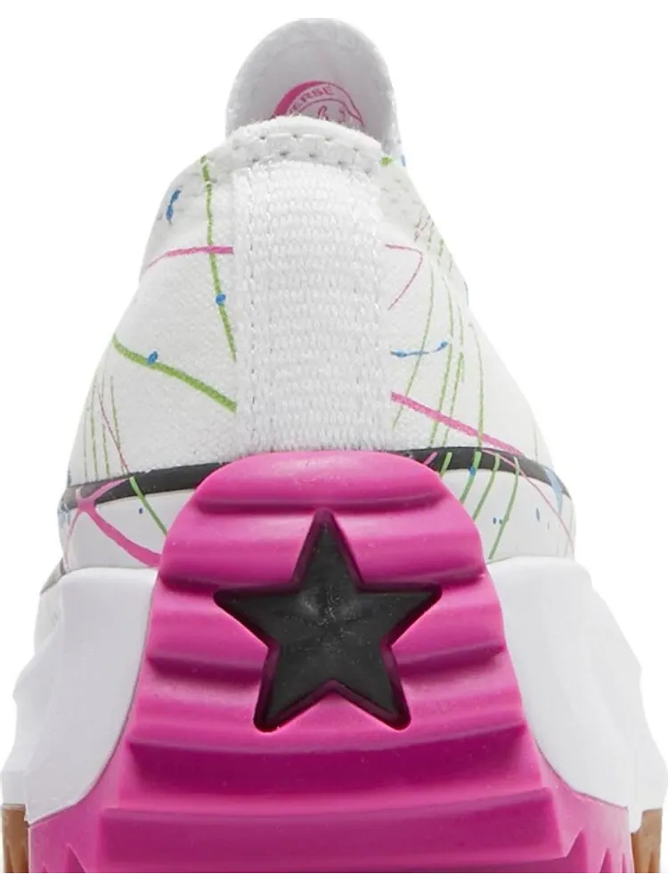 Кроссовки Converse Wmns Run Star Hike Low Splatter Paint - White — изображение 7 из 8, белый