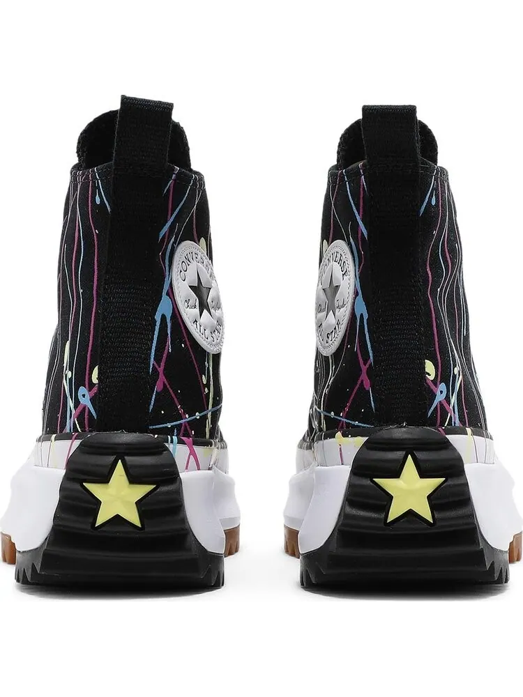 Кроссовки Converse Wmns Run Star Hike High Splatter Paint - Black — изображение 6 из 8, черный